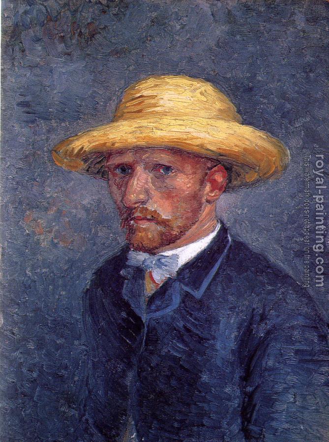 Vincent Van Gogh : Self-Portrait with Straw Hat